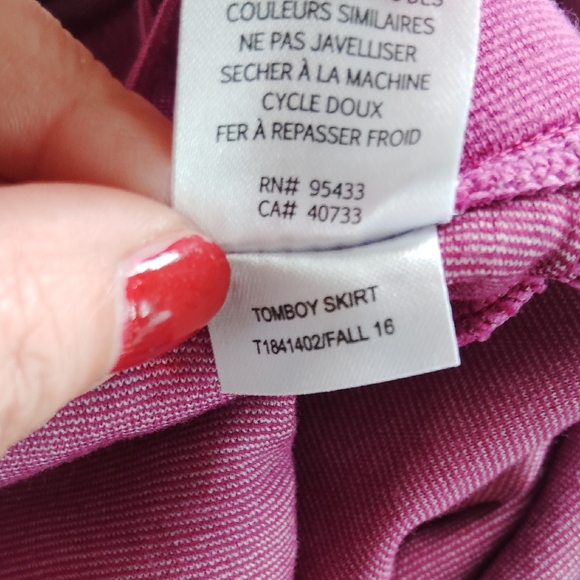 EUC - Toad & Co Tomboy Magenta Skirt - Picture 8 of 8